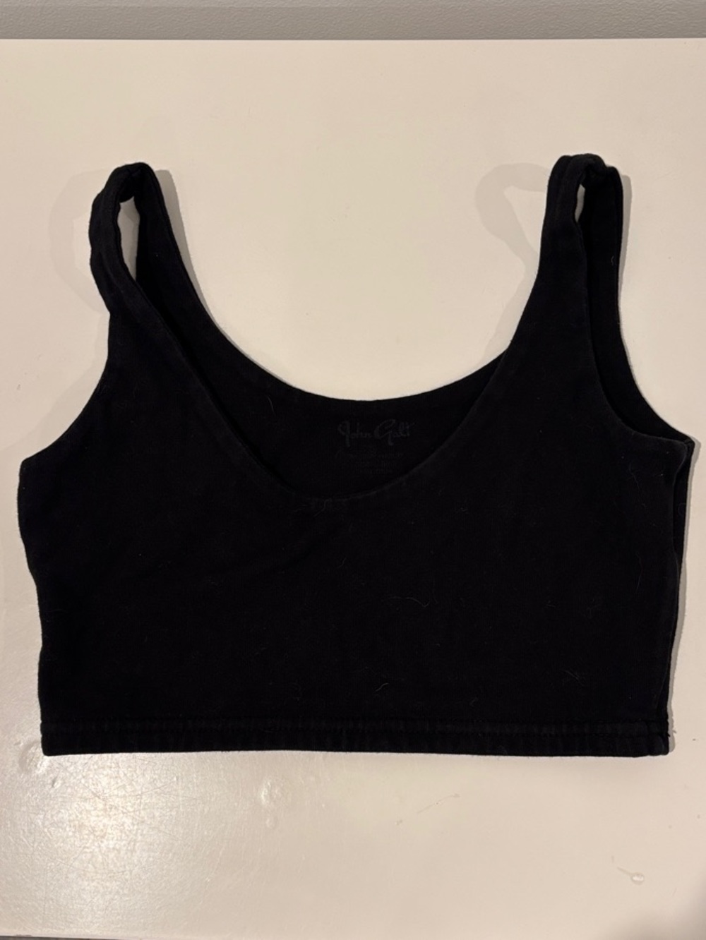 Brandy Melville Black Cropped Tank Top